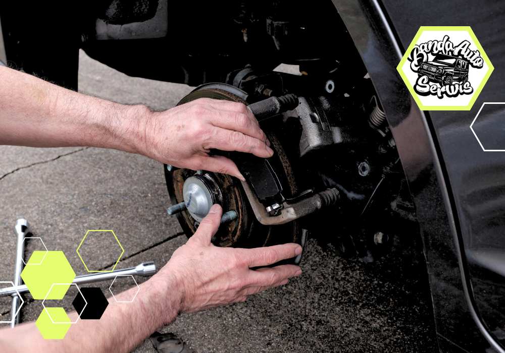 wymiana klocków hamulcowych w band auto serwis warszawa 